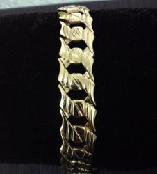 9ct Gold Designer Bracelet Solid 9ct Gold