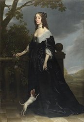 CaylayBrady 'gerrit Van Honthorst Elizabeth Stuart Queen Of Bohemia ' Oil Painting 20 X 29 Inch 51 X 73 Cm Printed On Polyster Canvas