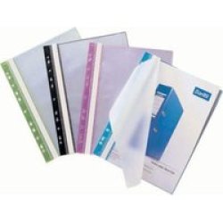 Bantex B3263 A4 Flexi-file Display Book With 20 Pockets Assorted Colours