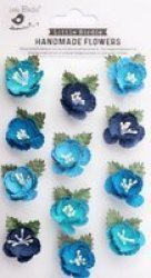Avalon Paper Flowers - Blue Sky 12 Pieces