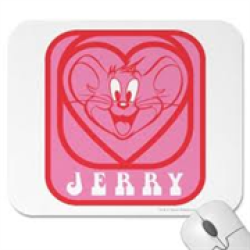 TJ Mouse Pad Colour: Pink With Flowers Retail Box No Warranty