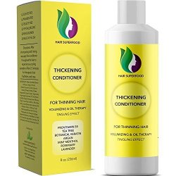 Thick And Full Hair Conditioner For Hair Loss And Thinning Anti Dandruff Itchy Flaky Scalp With Tea Tree Oil Moisturizer And Rosemary Essential Oil