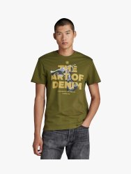 Men&apos S Graphic Green T-Shirt