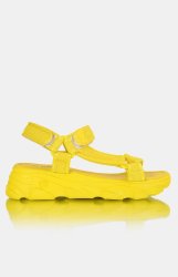 Tomtom Ladies Velcro Strap Sandals - Yellow - Yellow UK 8