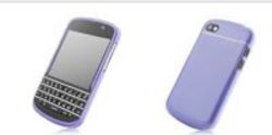 Capdase Lamina Soft Jacket Shell Case for BlackBerry Q5 in Tint Blue