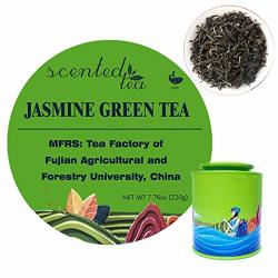Cjxwj Tradition Jasmine Green Tea Bags Loose Leaf With Real Jasmine Blossom 220G 30BAGS . Honor Produced By University Of Fujian Agricultural&forestry The Original Jasmine Tea From