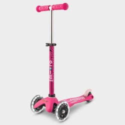 MINI Micro Deluxe - LED Wheels - Pink - 3-WHEELED Scooter For Kids Ages 2-5