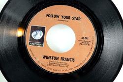 Winston Francis - 1973 Anthem 45 Rpm - Knock On My Door - F1
