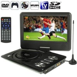 9.0 Inch Tft Lcd Screen Digital Multimedia Portable Evd DVD With Card Reader & USB Ports Suppor...
