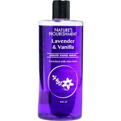 Natures Nourishment Hand Soap 450ML - Lavender & Vanilla