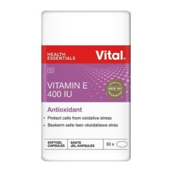 Vitamin E 400 Iu Antioxidant Capsules 30S