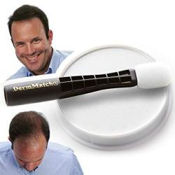 Dermmatch Waterproof Hair Loss Concealer. Naturally Thicker Than Hair Fibers & Spray Concealers. White