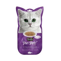 Kit Cat Purr Puree Plus+ Tuna & Collagen Care Collagen Care 4X15G