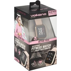 Volkano Active Tech Serene Series Watch With Heart Rate Monitor - Gold