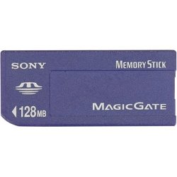 Sony 128 Mb Memory Stick Media MSH-128 Retail Package