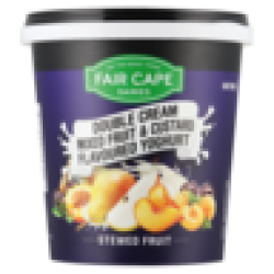 Fair Cape Dairies Mixed Fruit & Custard Flavoured Double Cream Yoghurt 1KG