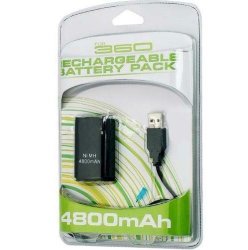 Xbox Compatible Rechargeable Battery Pack 2 In 1 - 4800MAH