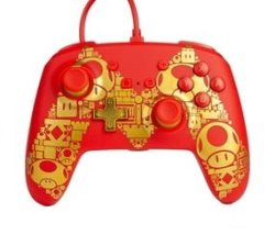 Enhanced Wired Controller For Nintendo Switch - Golden M