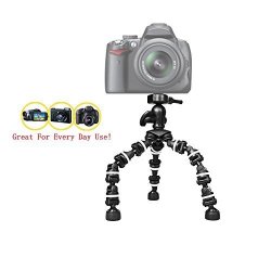 The Pro Extreme 13" Flexible Tripod Canon Eos 600D Eos Rebel T3I Eos Kiss X5 Camera 13 Inch Tripod - W heavy Duty Sturdy