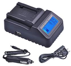 Lcd Quick Battery Charger For Panasonic HDC-SD100 HDC-SD200 HDC-SD600 HDC-SD700 HDC-SDT750 Camcorder