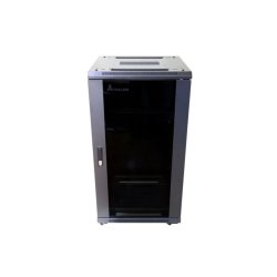 22U 600X800 Wallmount Cabinet - Black