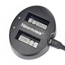 Newmowa Dual USB Charger For Canon LP-E12 And Canon Eos M M2 M10 Eos 100D Eos Rebel SL1