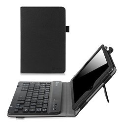 Fintie Ipad MINI 1 2 3 Keyboard Case - Premium Pu Leather Folio Stand Cover With Removable Wireless Bluetooth Keyboard For Apple Ipad MINI 1