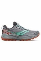 Saucony Women's Xodus Ultra 2 Trail - Fossil soot Gris - UK4.5