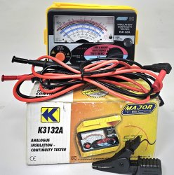 Major Tech KK132A Insulation Tester Voltage & Continuity Tester