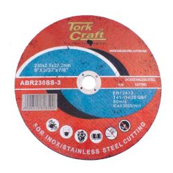 Cutting Disc Stainless Steel 230X2.5 22.22MM - 3 Pack