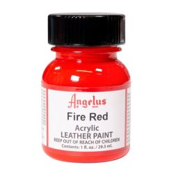 Acrylic Leather Paint - Fire Red 1OZ