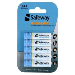 Safeway Aa Alkaline Batteries 10 Pack