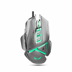 Gaming Mouse Attoe Detachable Weight 11 Programmable Keys Ergonomic Wired Game USB Computer Mice Rgb Gamer Desktop Laptop PC Gaming Mouse For Windows 7 8 10 XP