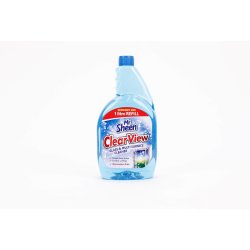 Glass Cleaner Clear View 1 Litre Refill
