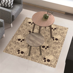 Pag Skull Floor Decor Sticker Waterproof Antiskid Floor Decal Home Improvement Decor Table Decor