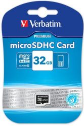 Verbatim 32GB Premium 300X Micro Sdhc Card Up To 45MB SEC