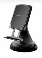 MACALLY Car Windshield And Dashboard Mount With Magnetic Holder For Iphone