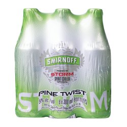 Smirnoff Storm Pine Twist Spirit Cooler 6 X 300 Ml Bottles