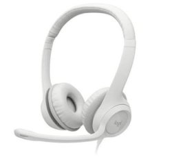 Logitech H390 USB Headset With Noise-canceling MIC - White