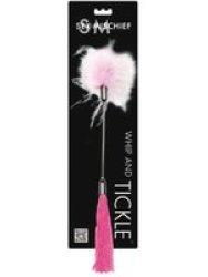 Whip And Tickle Tickler Pink And White