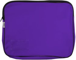 Canvas Book Bag - Purple