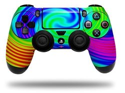 Matrix Productions, Inc. Vinyl Skin Wrap For Sony PS4 Dualshock Controller Rainbow Swirl Controller Not Included