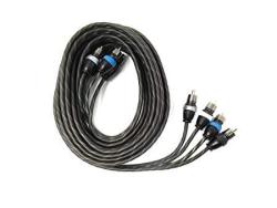 Sky High Car Audio 2 Channel Twisted 18 Ft Rca Cables Coated 18' Ofc