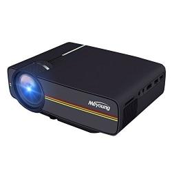 Meyoung TC80 LED MINI Projector Home Theater Lcd HD Movie Video Projectors Support 1080P Tv HDMI Outdoor Indoor Movie Night DVD Player Smartphone