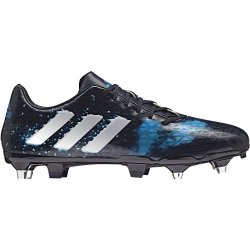 Adidas Men's Malice Soft Ground Rugby Boots - Black blue