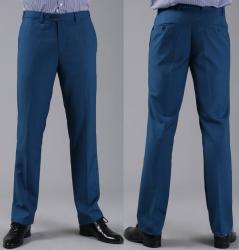 Mrpick Formal Wedding Men Suit Pants - Diamond Blue 28