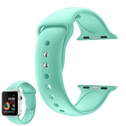 Band For Apple Watch Series 3 Jaz Soft Silicone Replacement Sport Band Iwatch Strap For Apple Watch Series 3 Apple Watch Series 2 Apple