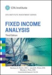 Fixed Income Analysis Hardcover 3rd Revised Edition