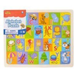 Jigsaw Puzzle - Kids Toy - Alphabet - Wood - 26 Piece