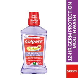 Colgate Total 12 Antigerm Mouthwash Pro Gum Health - 500ML